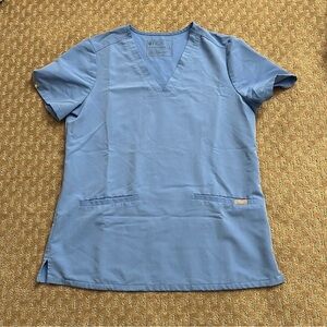 Figs Ceil Blue Scrub Set